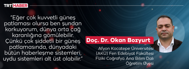 Güneş'teki lekeler iklimi de etkiliyor